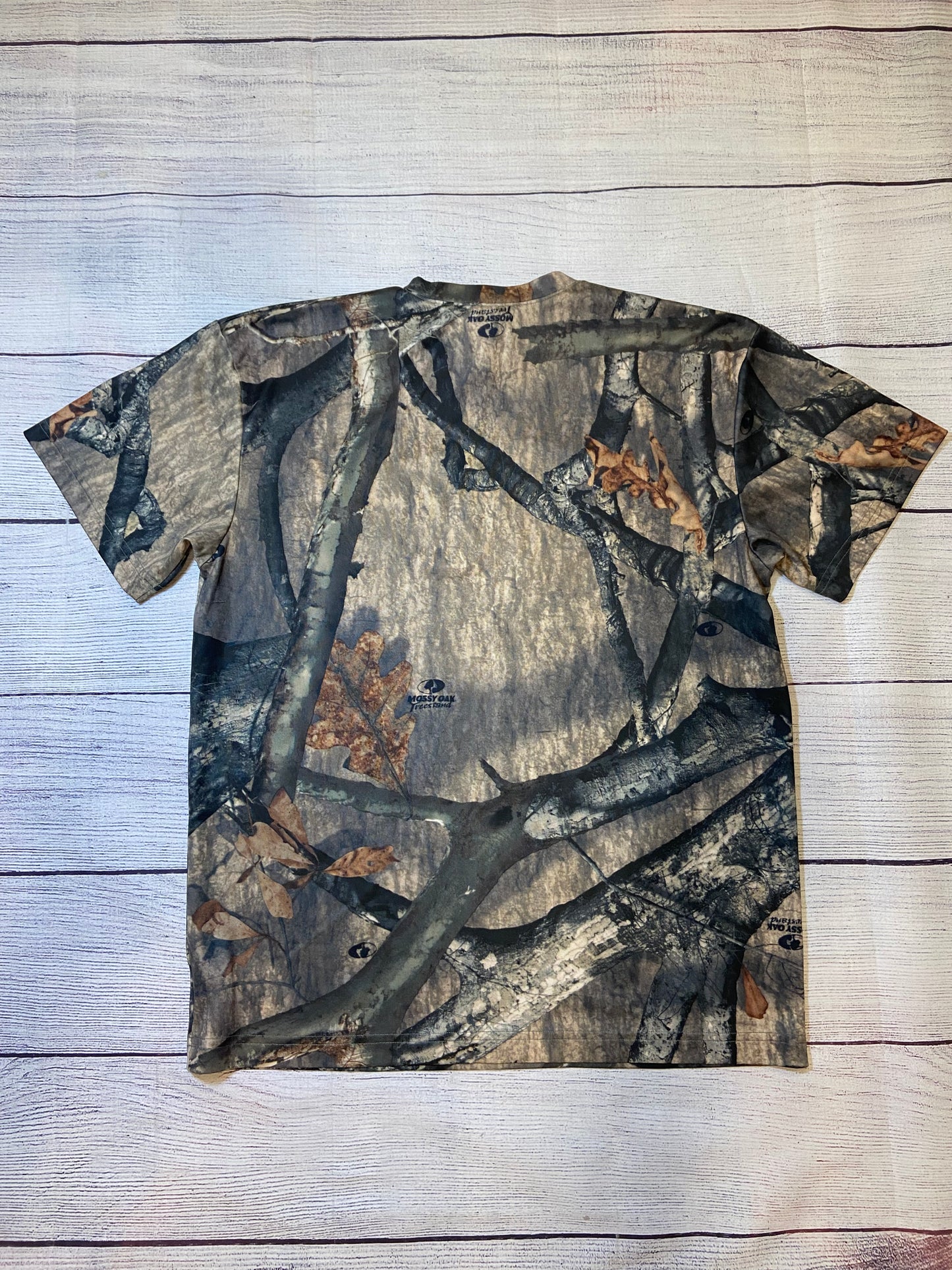 Under Armour Mossy Oak Camo HeatGear Short Sleeve Mens Medium