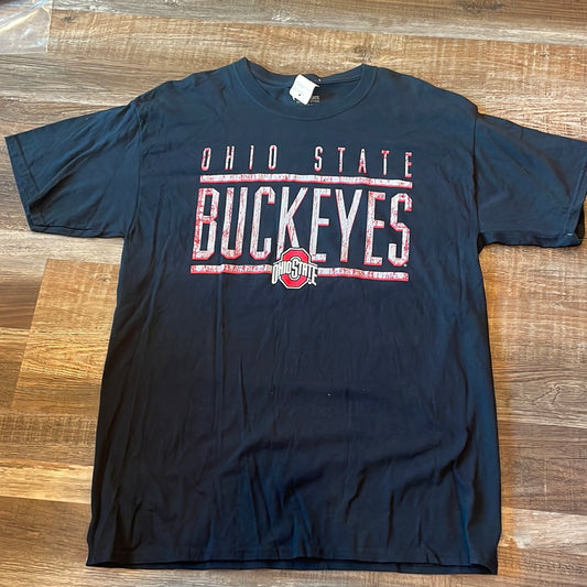 NCAA Ohio State Buckeyes NEW!! Black TShirt Adult size Large