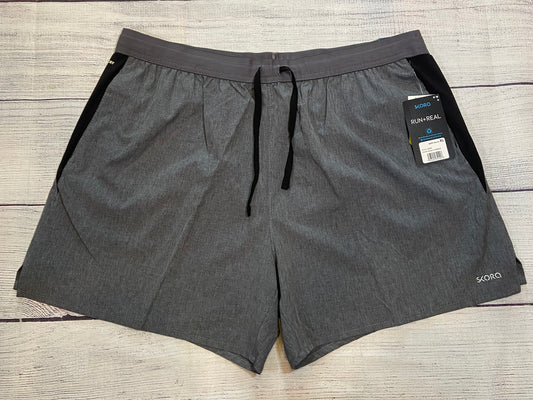 Skora Men Gray Athletic Shorts NWT Size XLarge