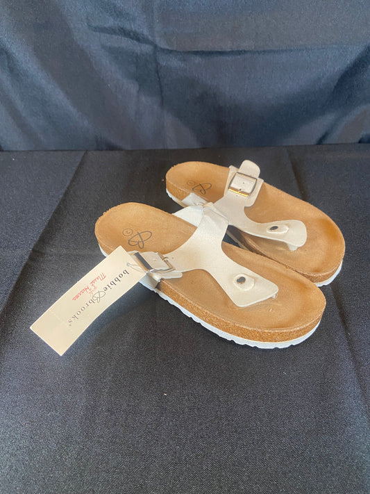 Bobbie & Brooks Brown & White Sandals NWT Girls size 12