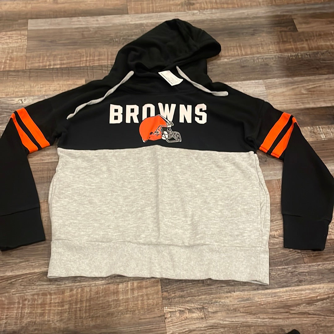 NFL CLeveland Browns Hooded Sweatshirt Womens size medium