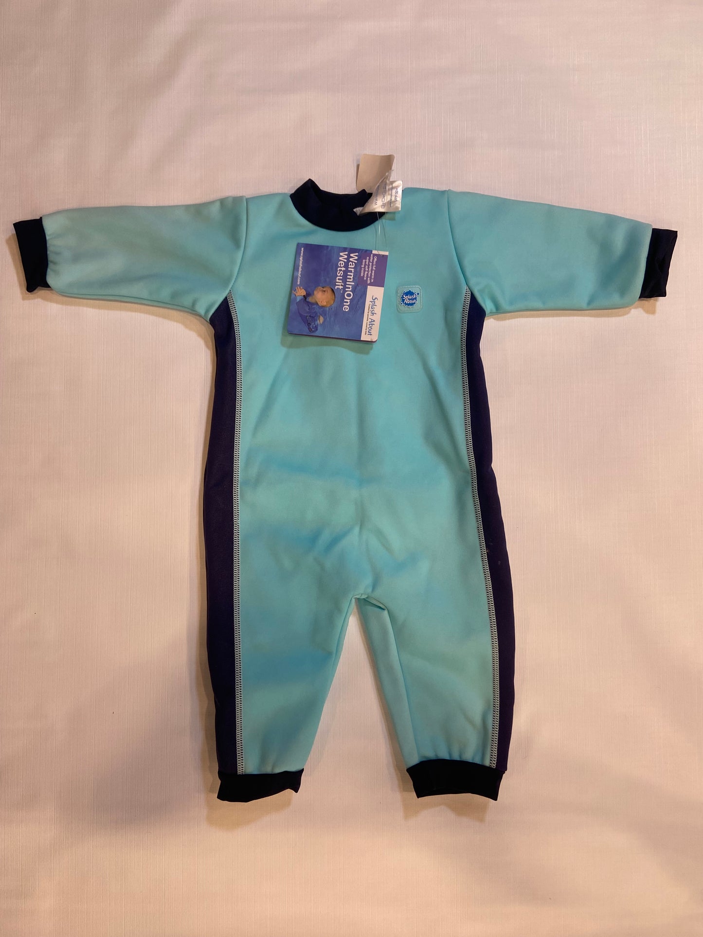 Kids Teal Velcro Wetsuit Size XL (1-2 years old) NWT