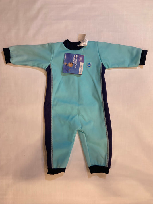 Kids Teal Velcro Wetsuit Size XL (1-2 years old) NWT