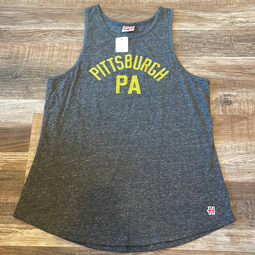 Homage Pittsburgh PA razor Back Women’s Tank Top size Large