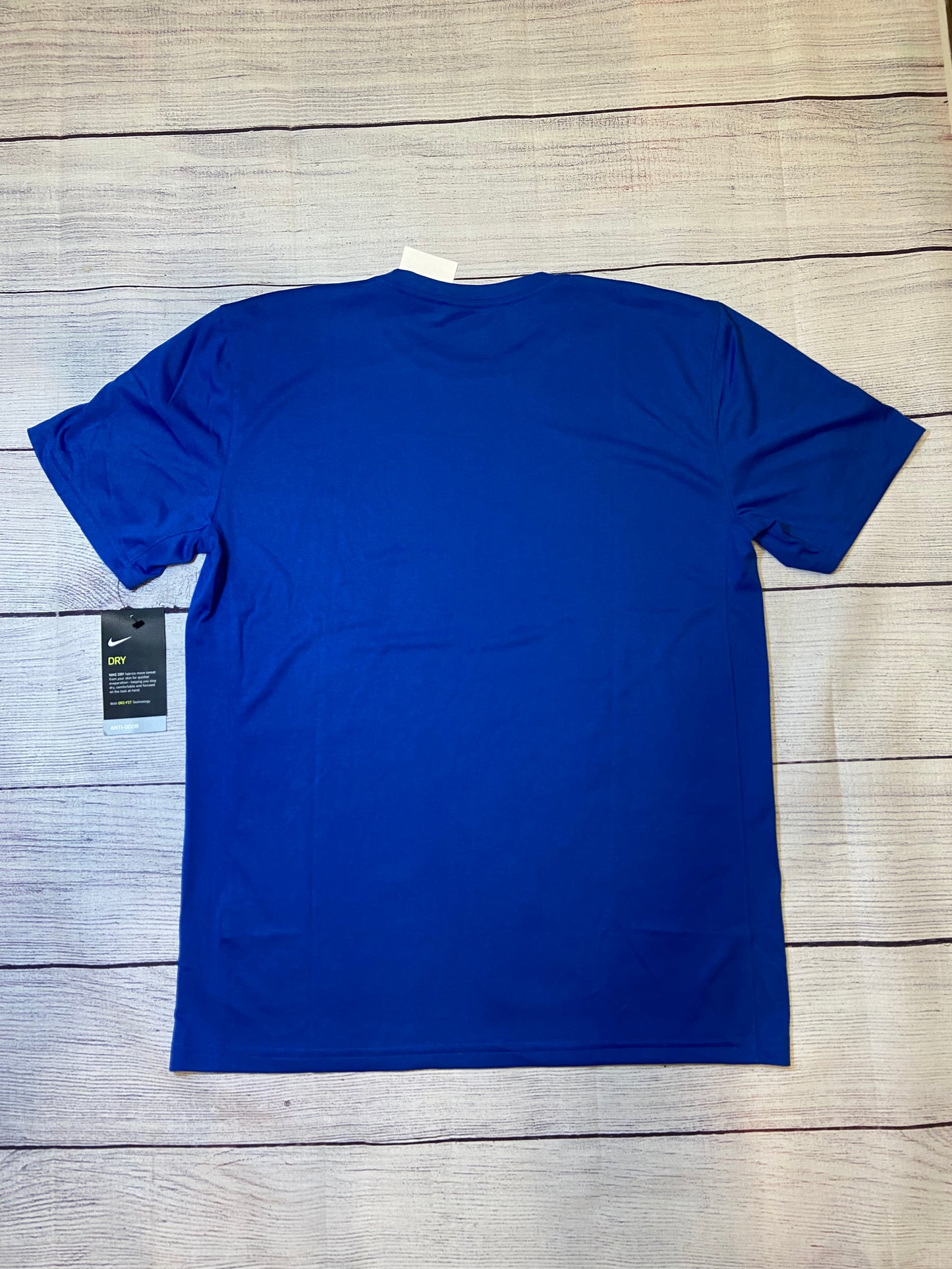 Nike Blue Training Short Sleeve Shirt Mens Size Medium NWT RETAILS $25