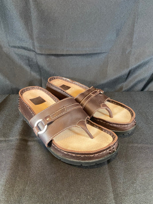 American Eagle Brown Wedge Heel Sandal Women size 8