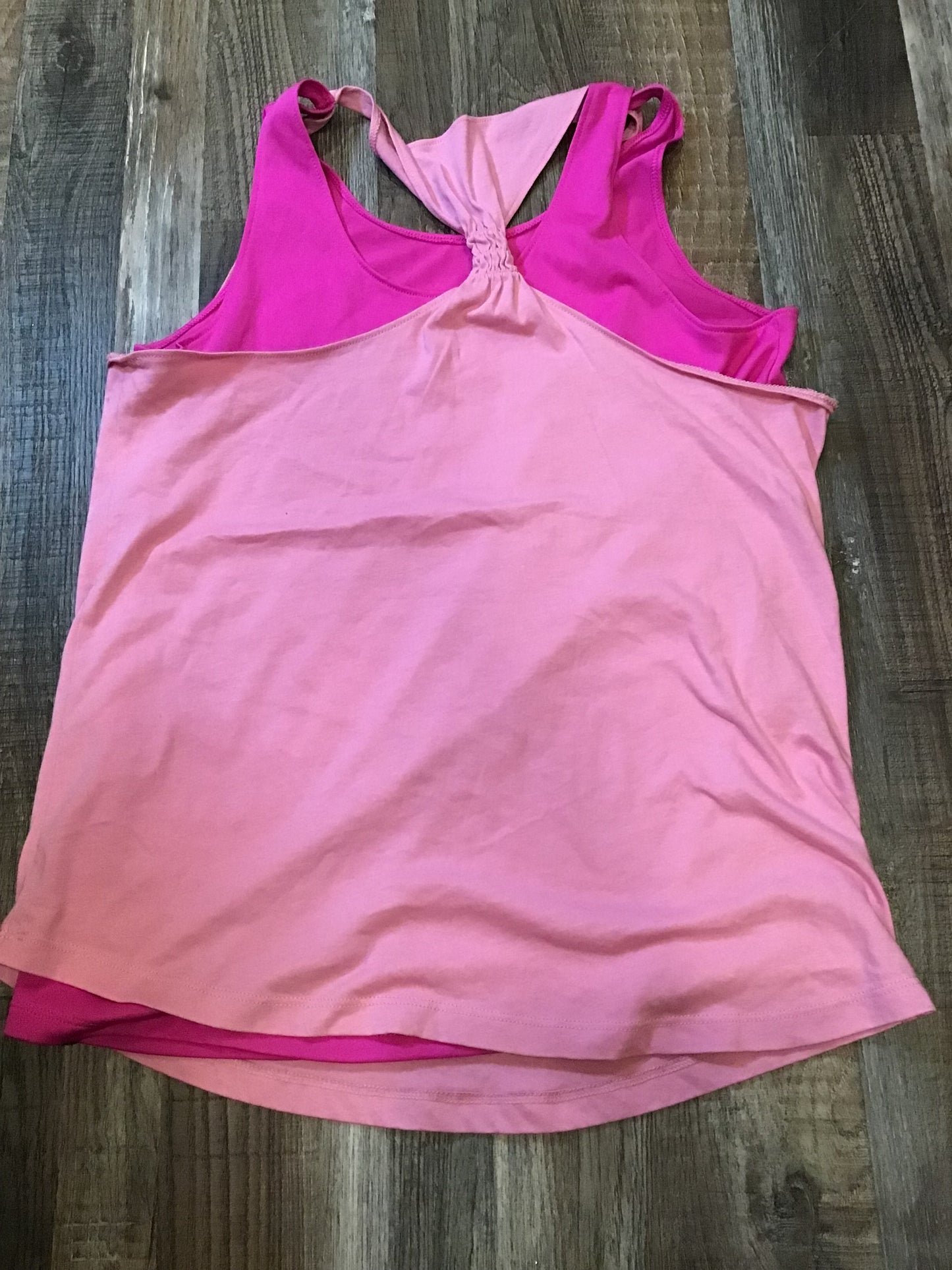 Under Armour Pink Razor Back Tank Top Youth Girls size Large