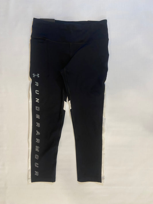 Under Armour Womens Black Compression Capri Pants Size Small NWT