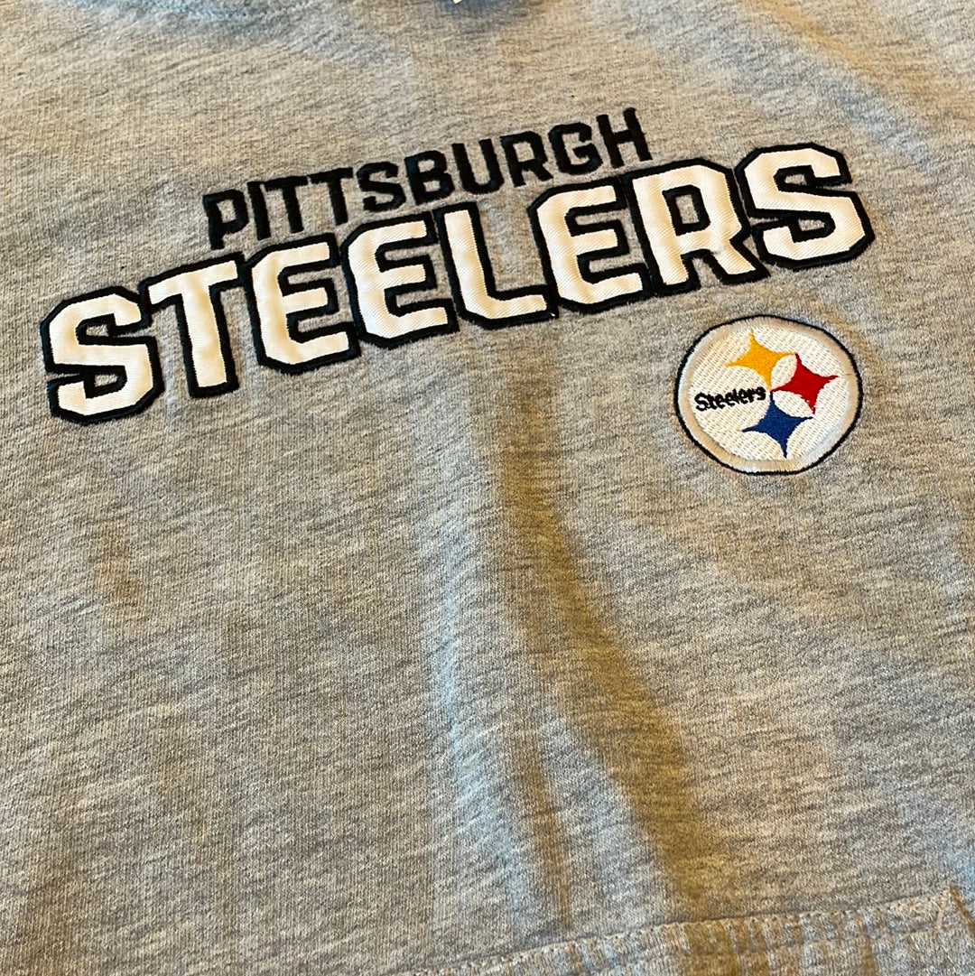 NFL REEBOK Pittsburg Steelers Embroidered Youth Sweatshirt size Medium