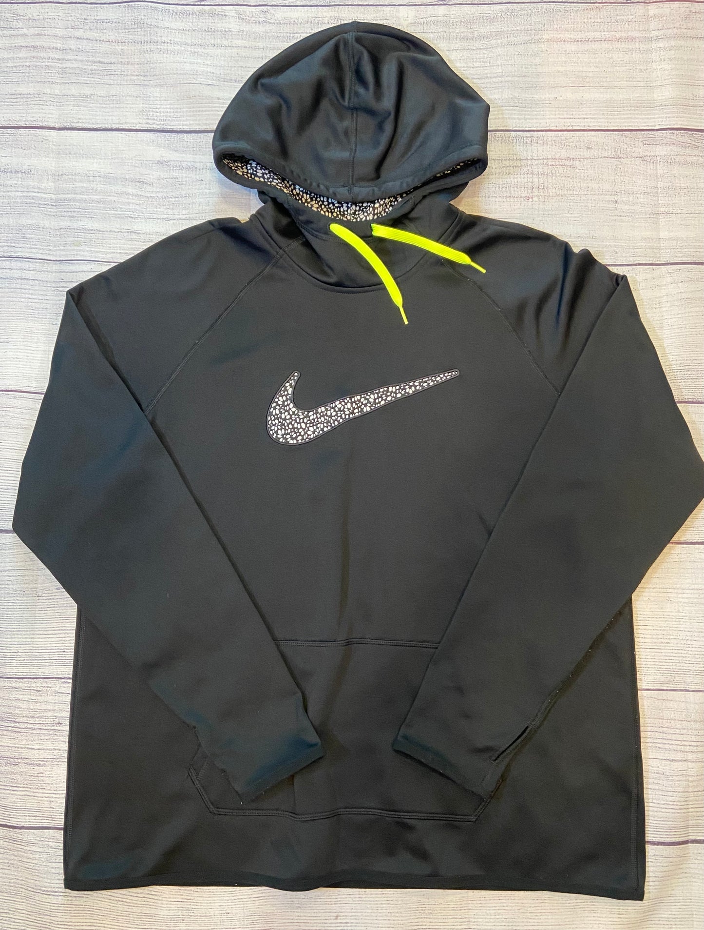 Nike Womens Black Hooded Sweatshirt Size XL