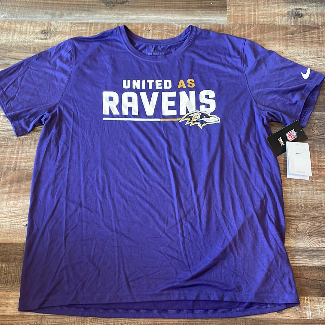 NFL NIKE Baltimore Ravens “United as Ravens” Adult size XXLarge