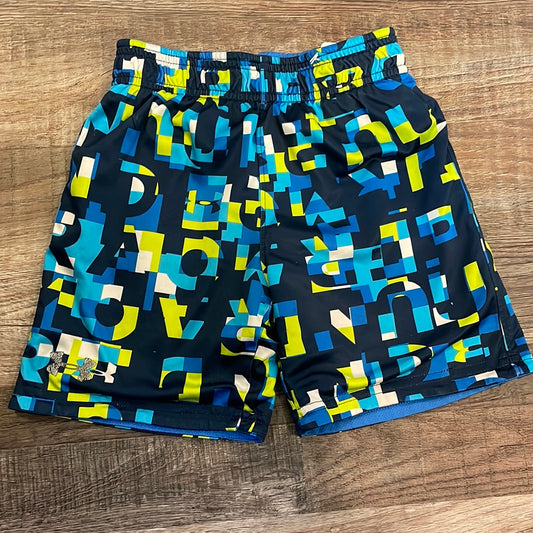 Under ARMOUR Blue & Green Shorts boys size 4