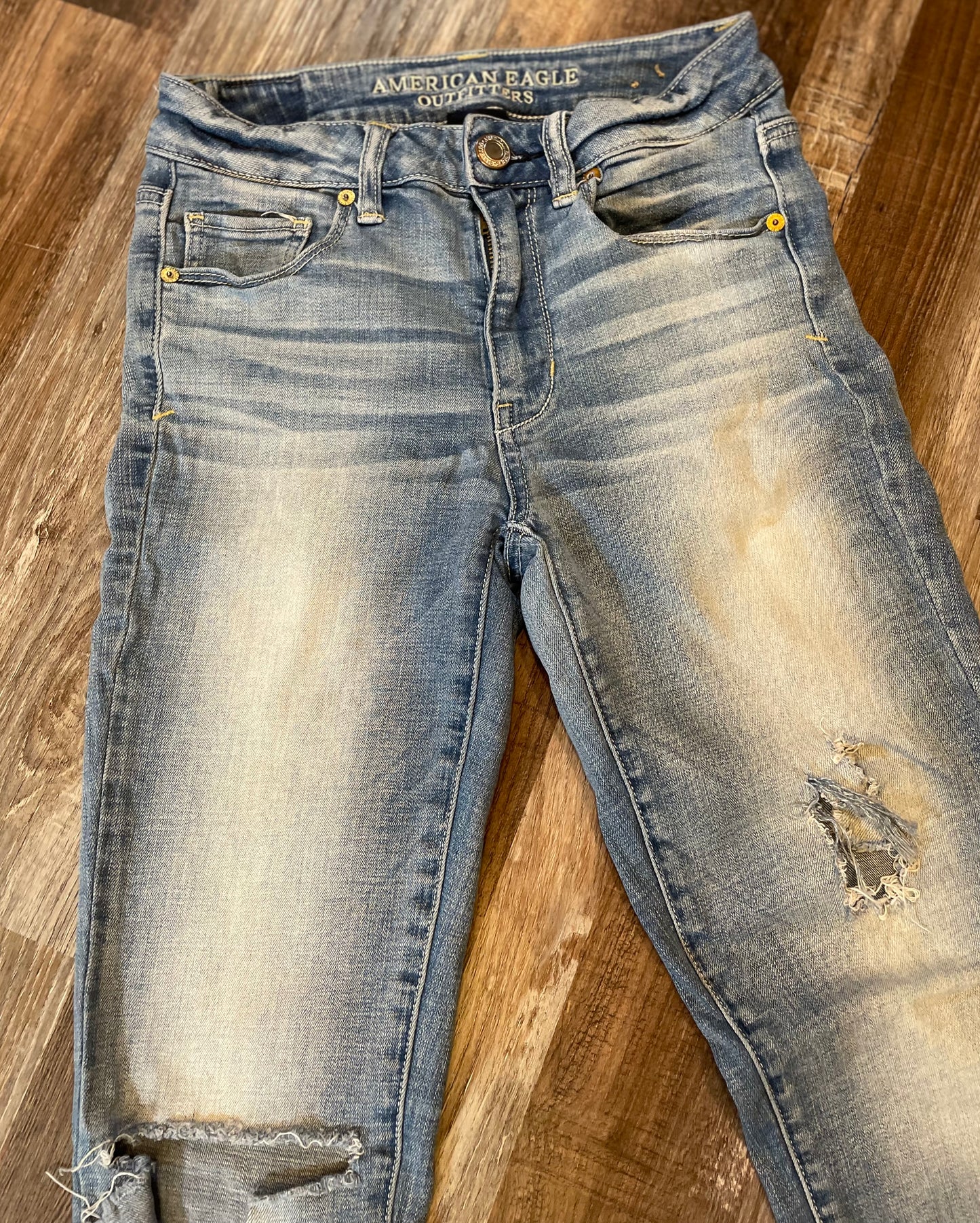 American Eagle Super Stretch High Rise Skinny Womens Jeans size 4