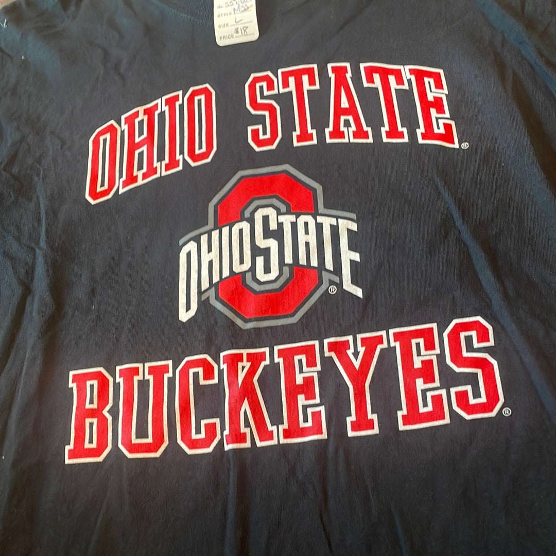 NCAA Ohio State Buckeyes NEW!!!  Black Shirt T-shirt Adult Large