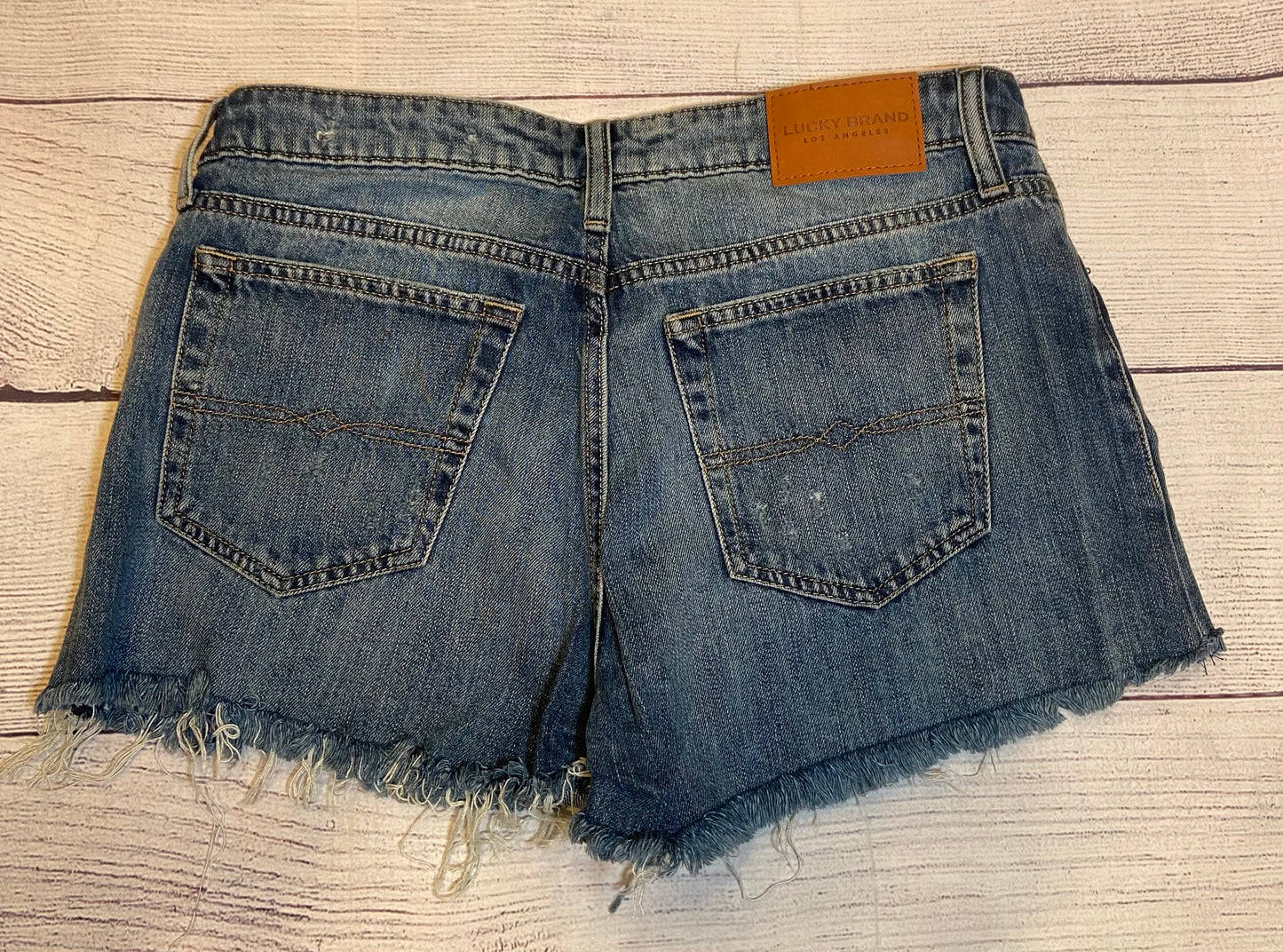 Lucky Brand "The Cut Off" Jean Shorts Women size 8 (29")