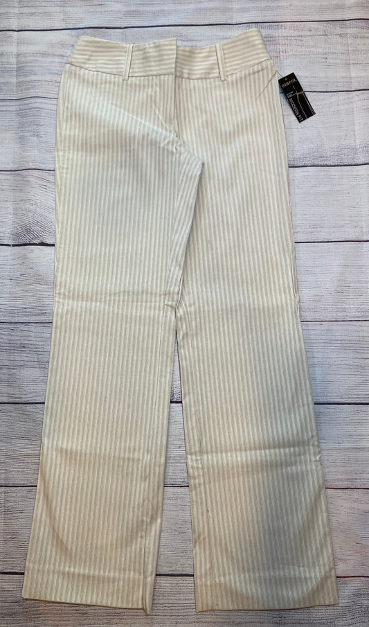 George Stretch Dress Pants Women Light Cream NWT Size 6