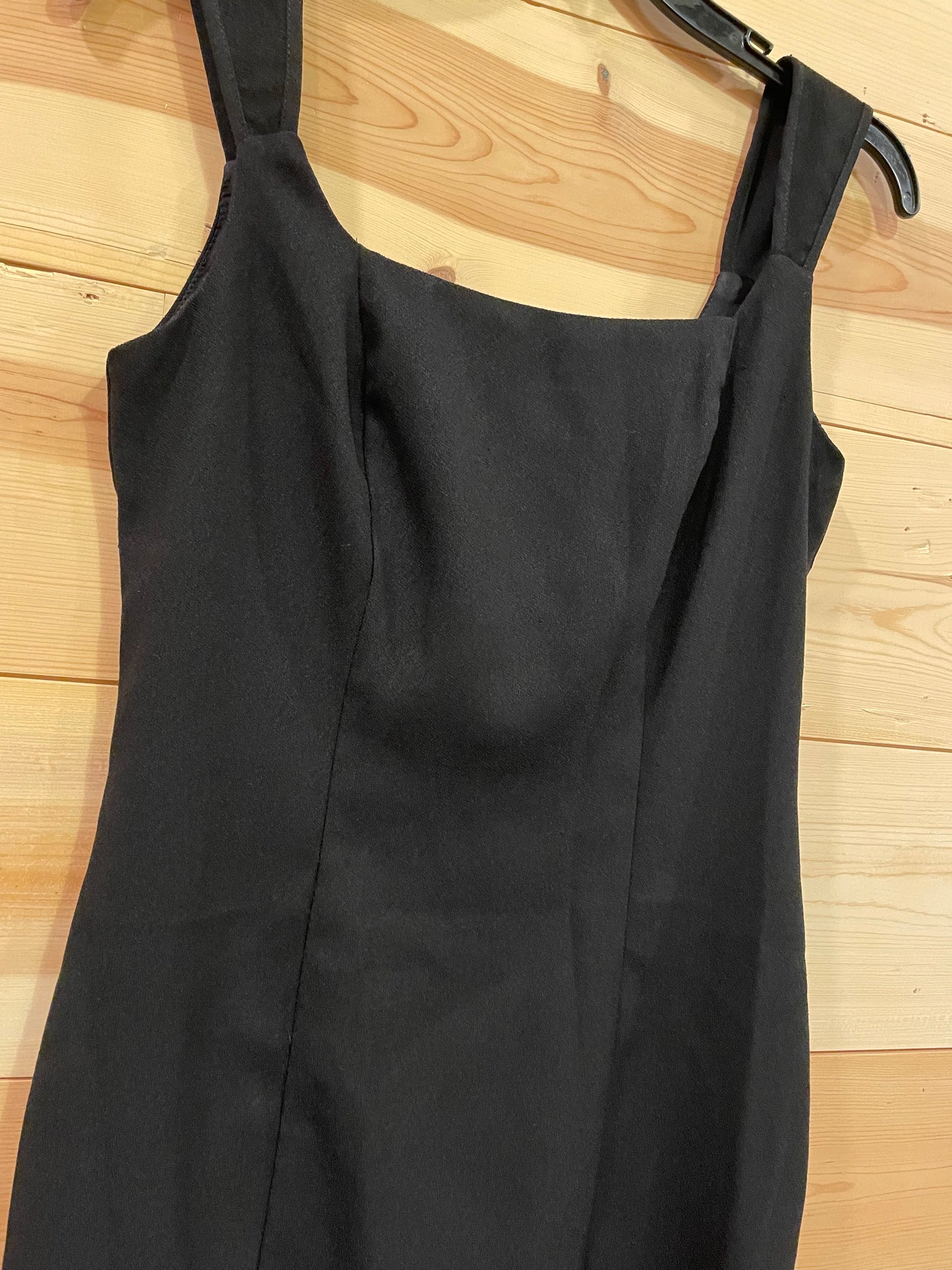 BeSmart Solid Black Cocktail Dress Womens size 5/6