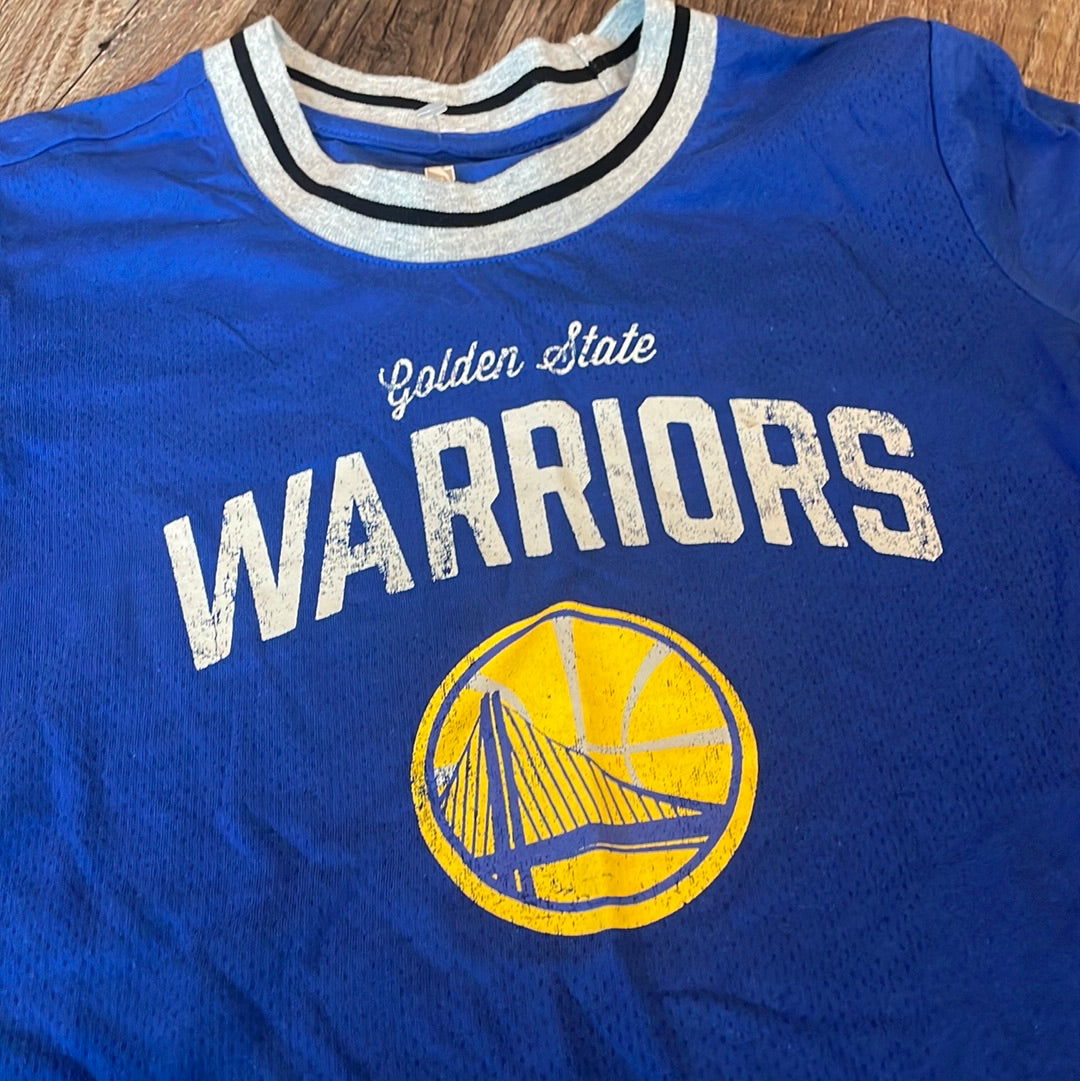 NEW w/Tags NBA Golden State Warriors girls Short Sleeve Short size YL (14)