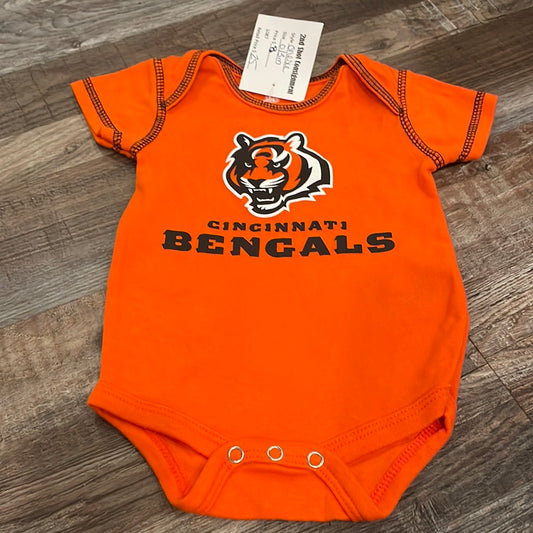 NFL Cincinnati Bengals orange onesie size 0/3 months