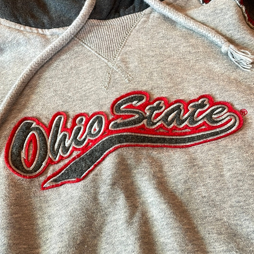 NCAA Ohio State Buckeyes Grey Sweatshirt womens size Large