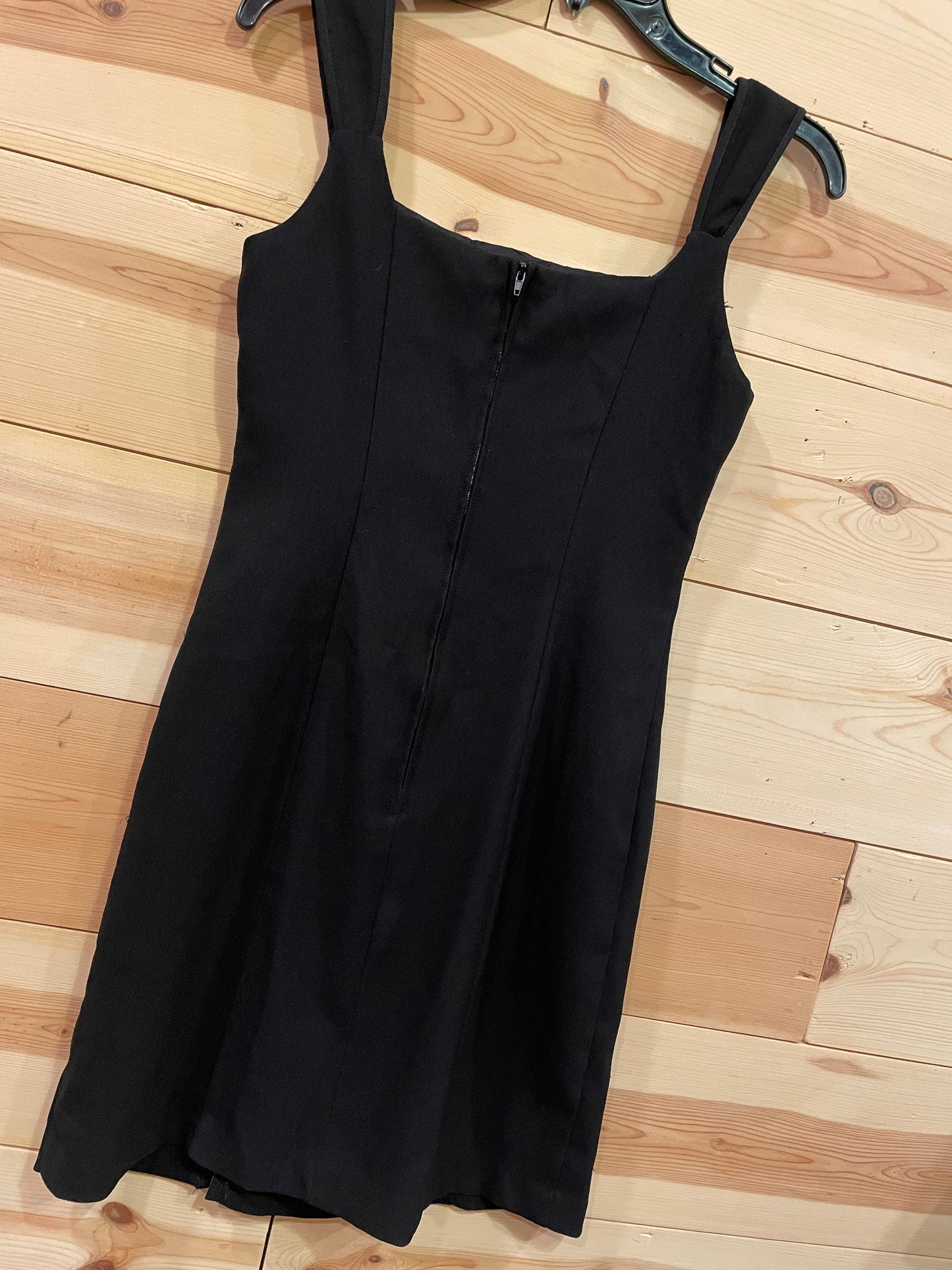 BeSmart Solid Black Cocktail Dress Womens size 5/6