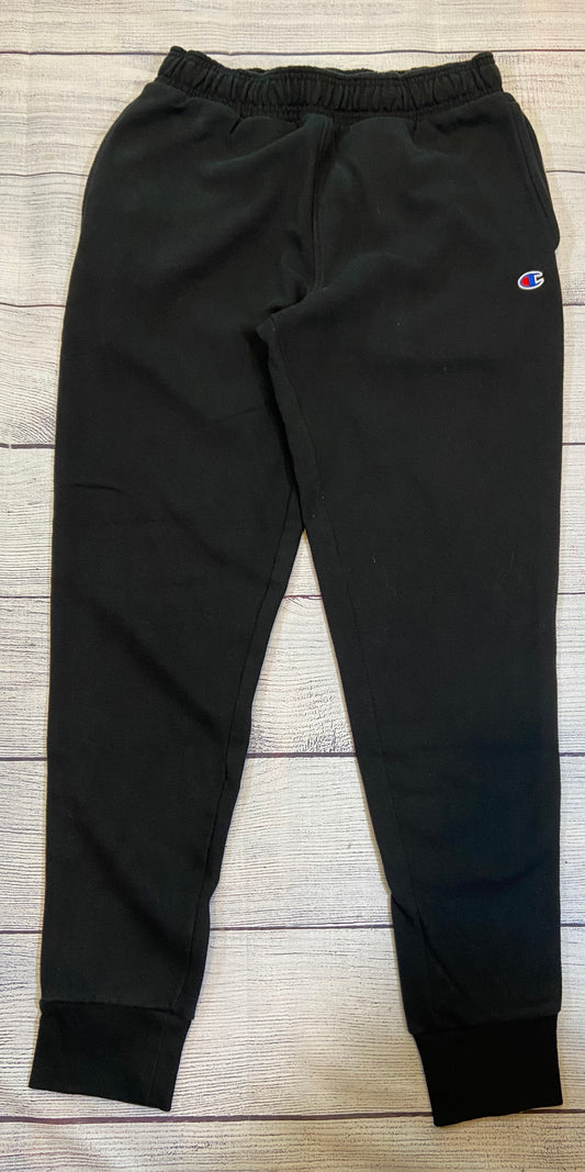 Champion Men Black Jogger Pants Size Medium