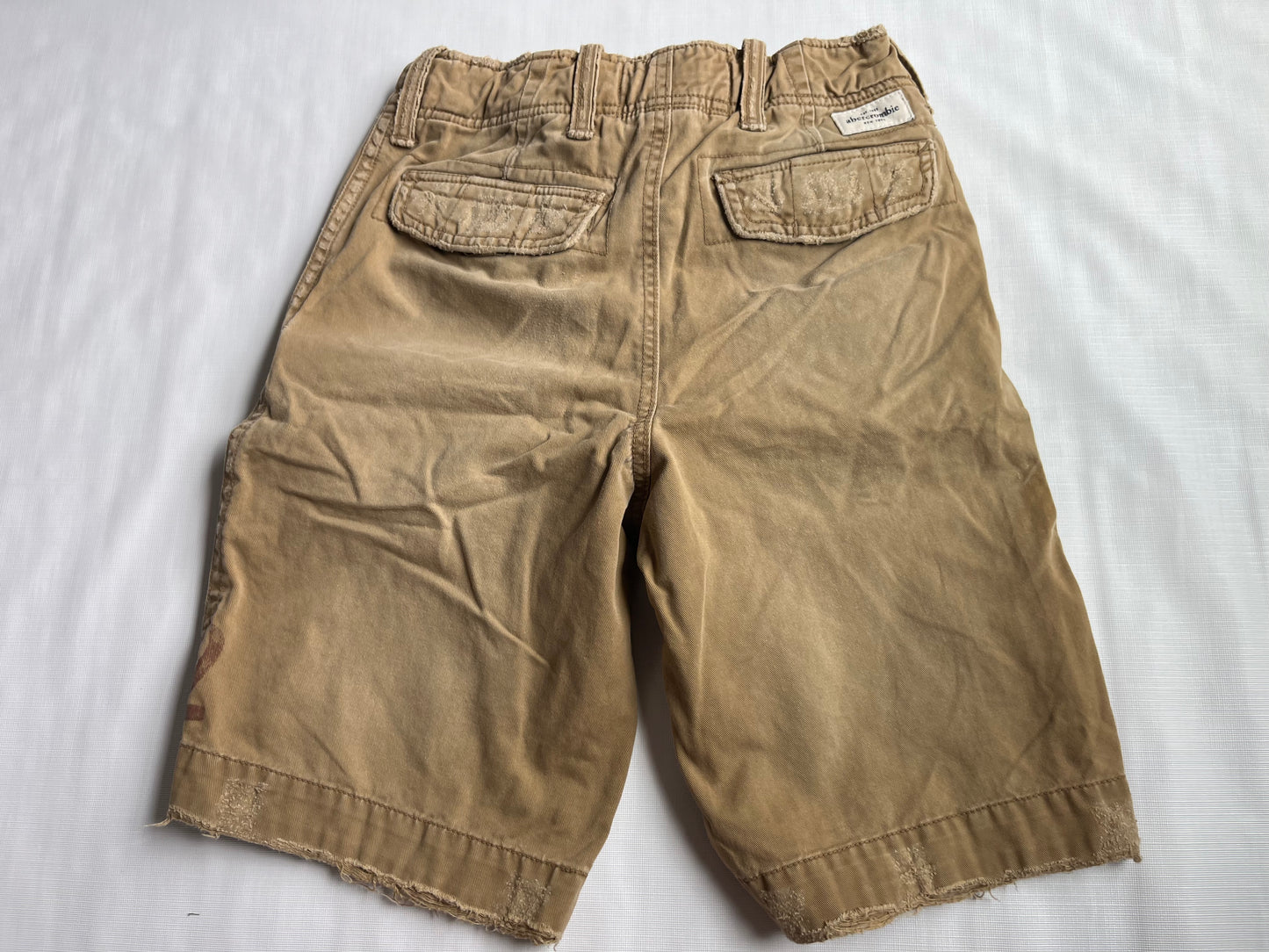 Abercrombie Khaki distressed Shorts Boys size 14