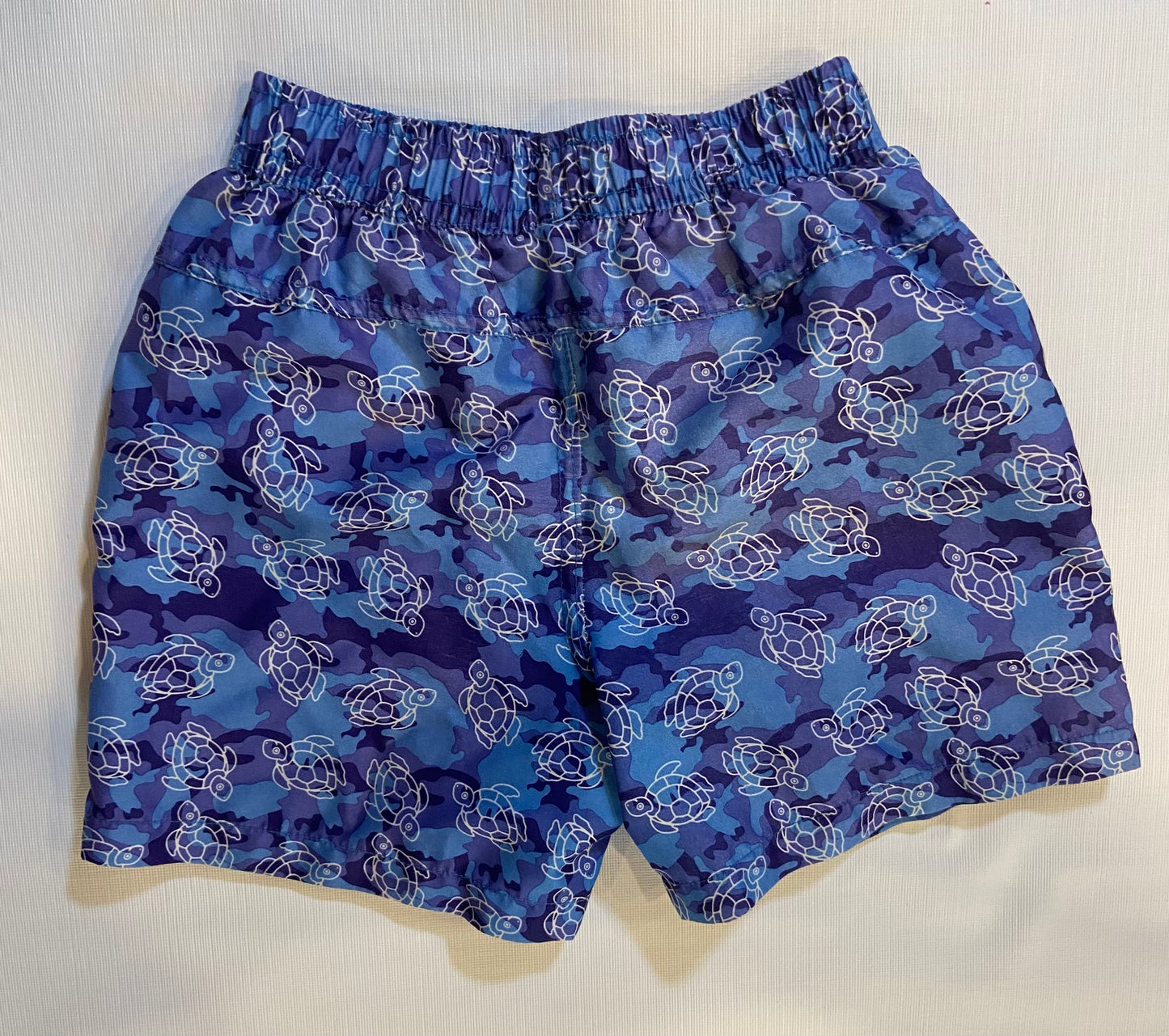 Lot of 3-Boys Swim Trunks Size 3T Blue, Orange, Blue/Green)