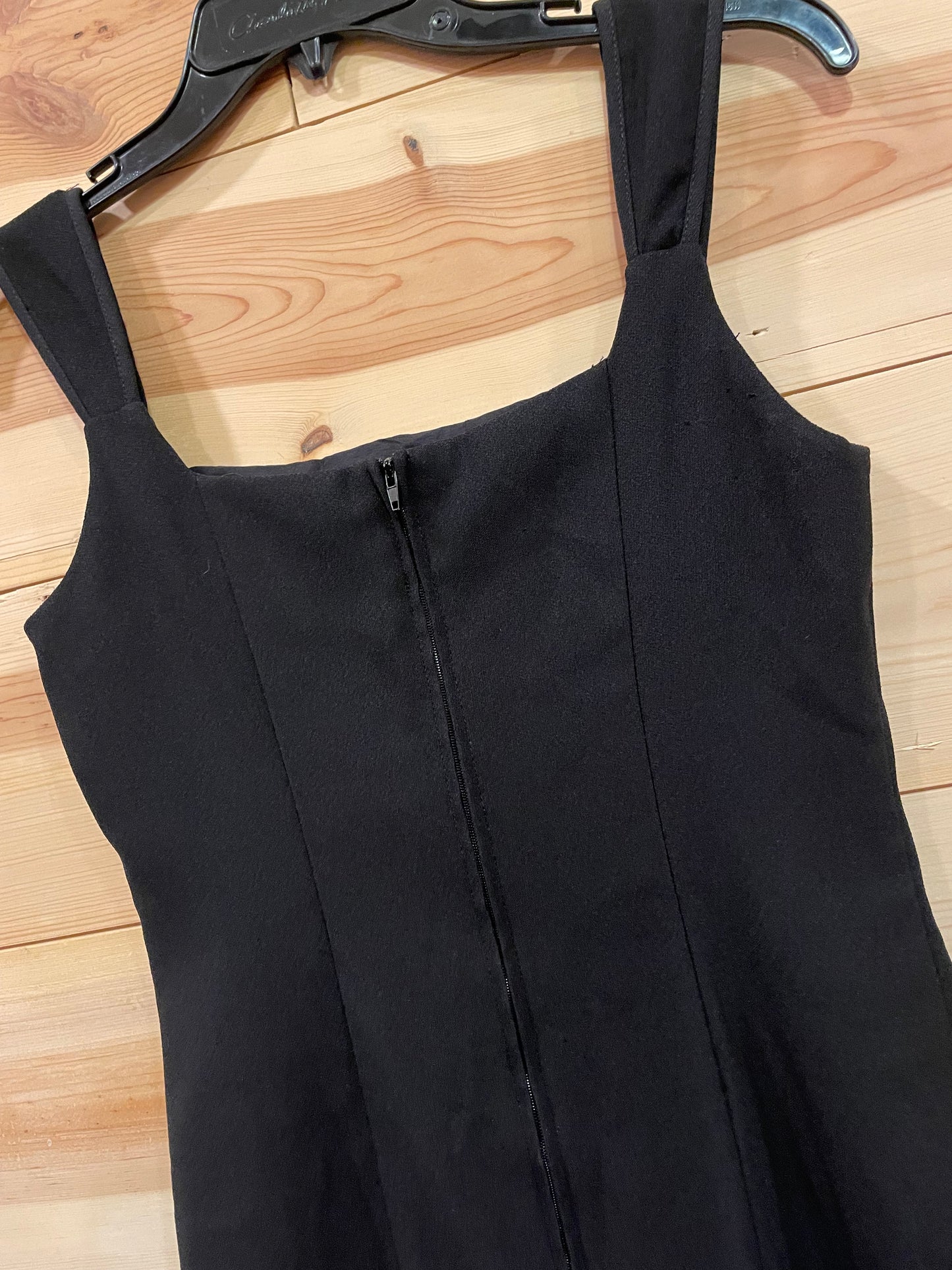 BeSmart Solid Black Cocktail Dress Womens size 5/6