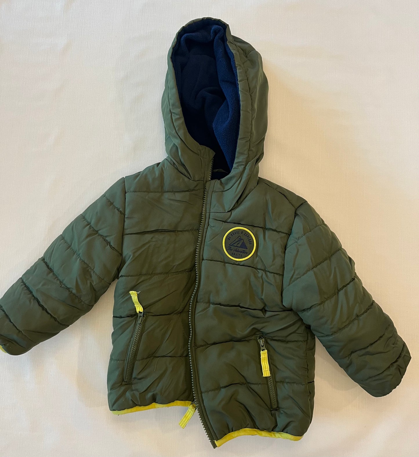 Carter's Classic Puff Coat Green Boys size 3t