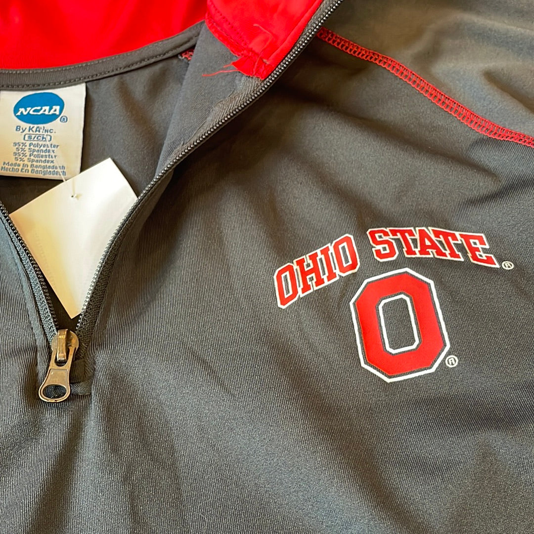 NCAA Ohio State Buckeyes 1/4 long sleeve shirt mens size small