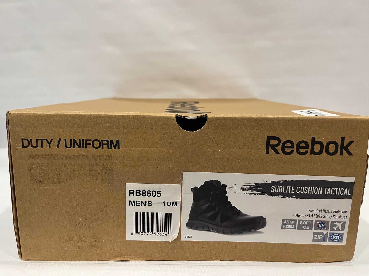 Reebok Sublite Cushion Tactical Duty/Uniform Boots Black Men size 10M