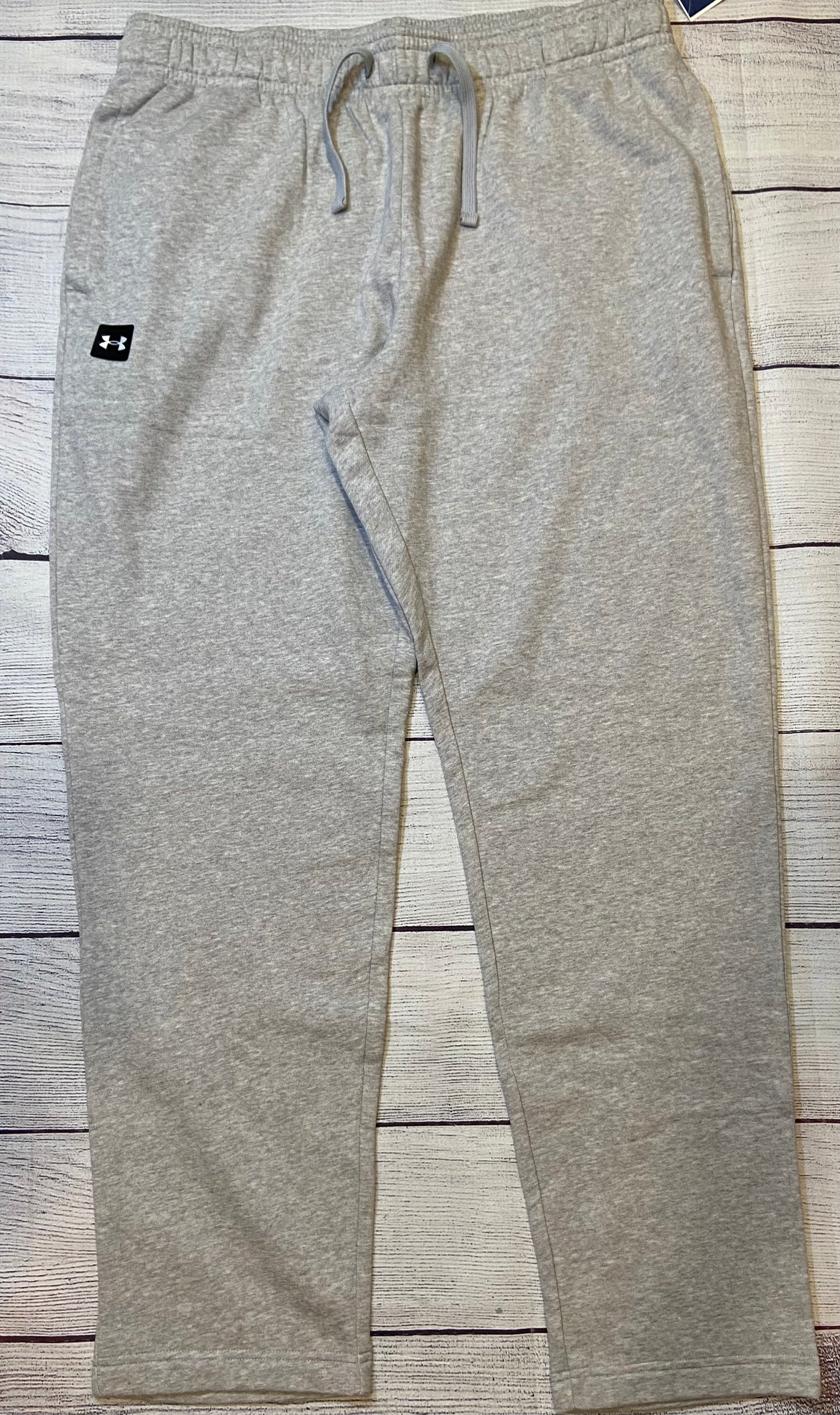 Under Armour Gray Rival Fleece Pants Men Size XLarge NWT