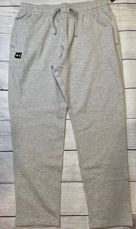 Under Armour Gray Rival Fleece Pants Men Size XLarge NWT