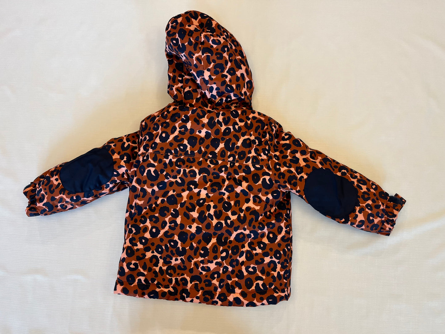 Cat & Jack Leopard Puff Jacket w/detachable fleece Girls Size 2T