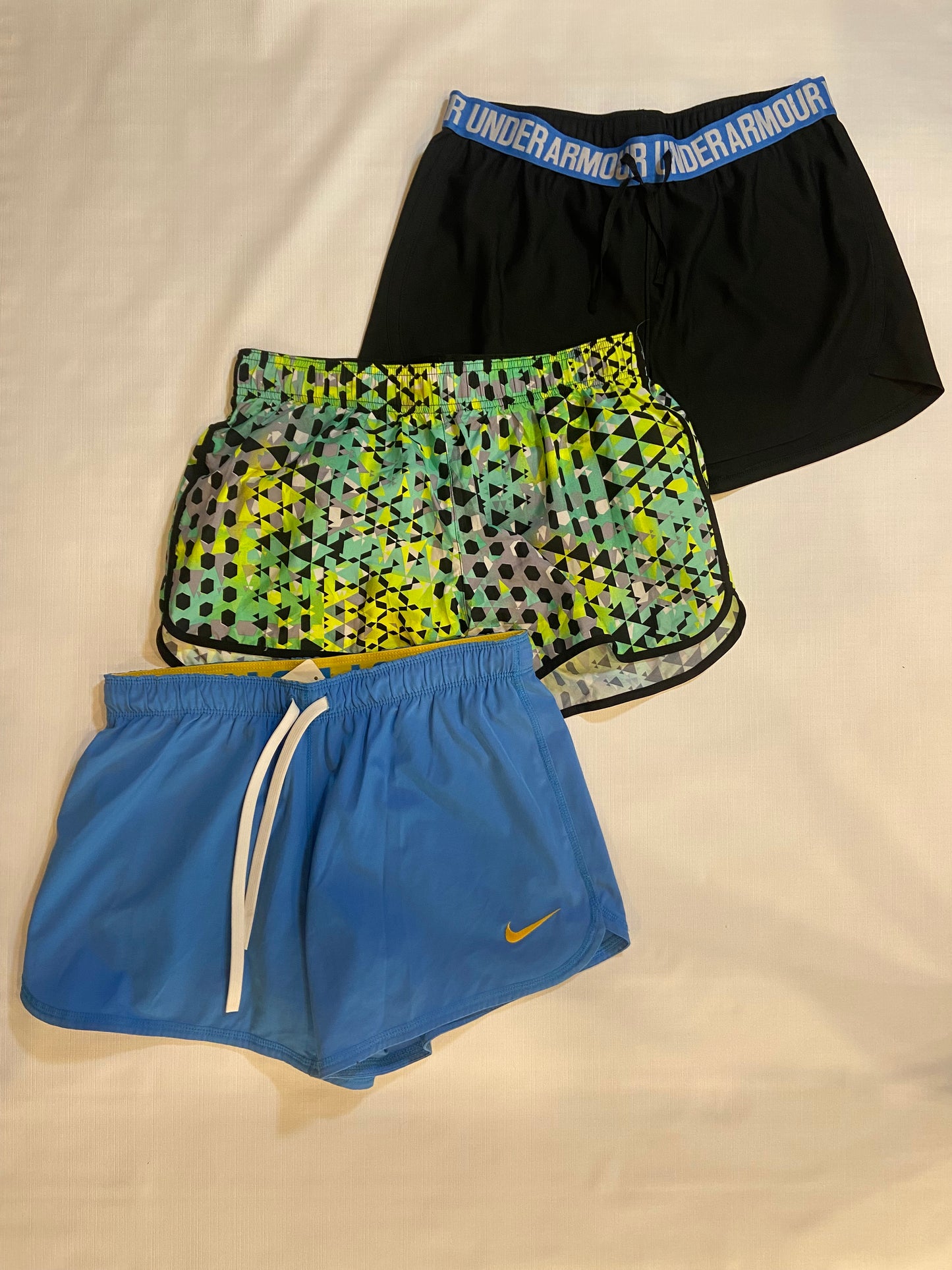 Lot of 3- Under Armour, Victoria Sport, Nike Women Athletic Shorts Size Small