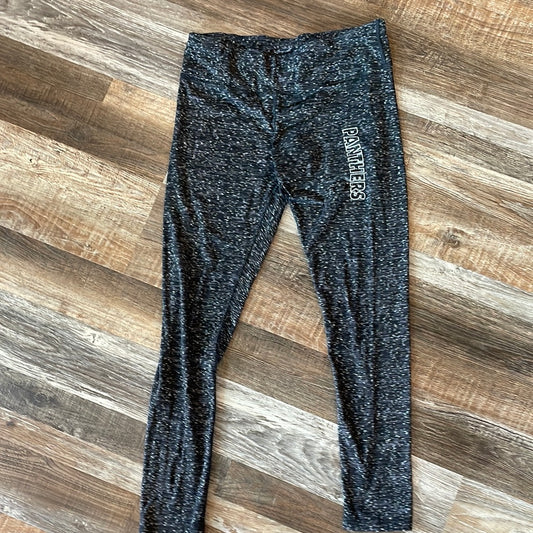 Panthers Black & Grey Womens Leggings size Medium