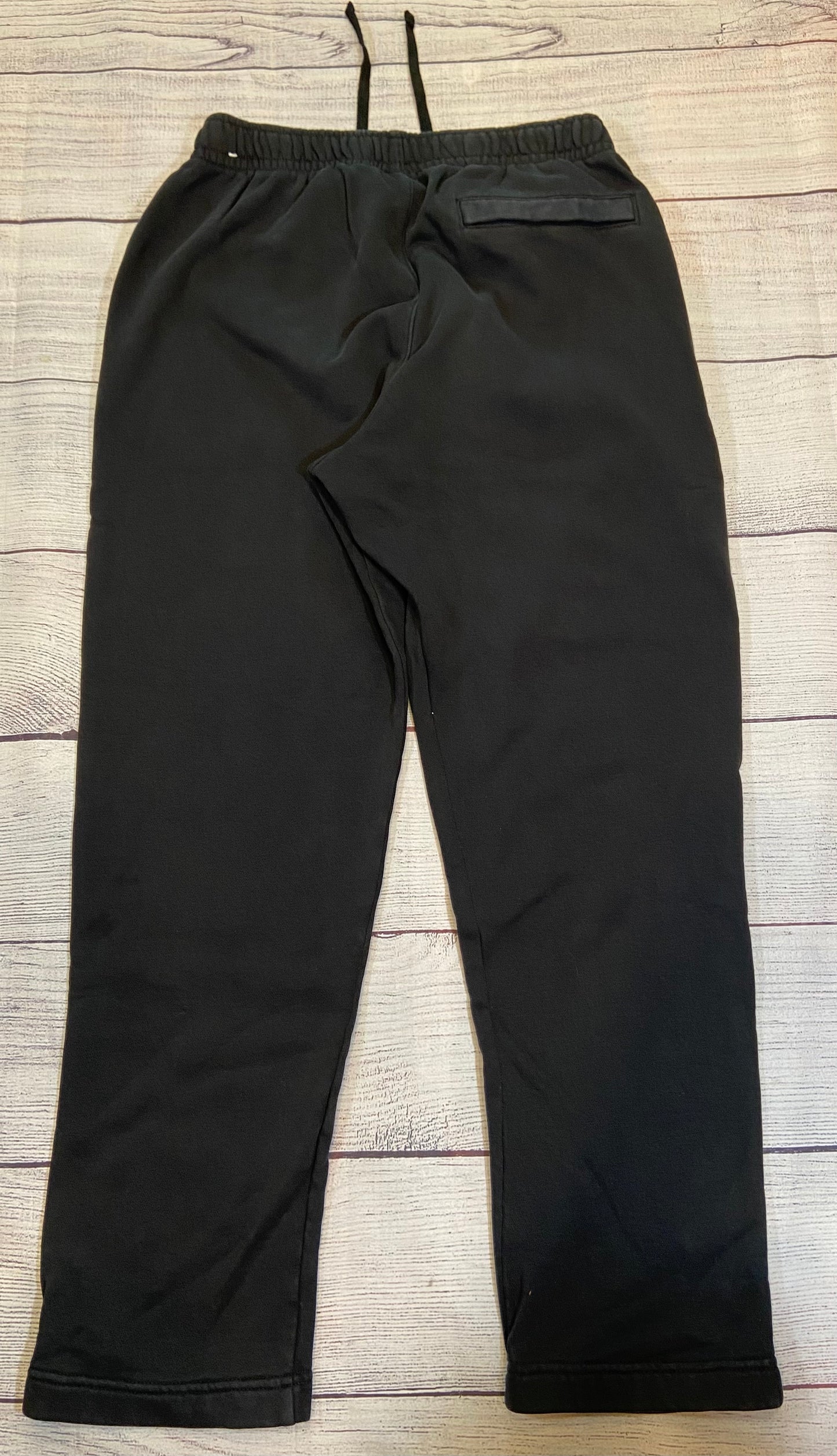 Nike Men Wide Leg Black Sweatpants Size Medium