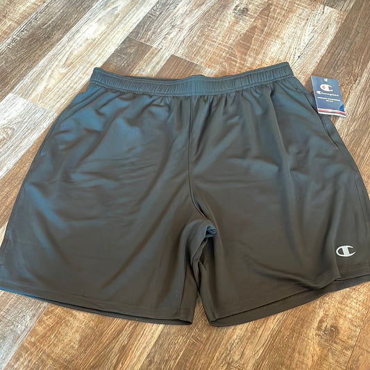 CHAMPION NEW!!! Mens Black mesh shorts  size XLarge