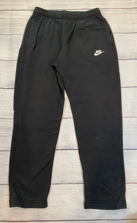 Nike Men Wide Leg Black Sweatpants Size Medium