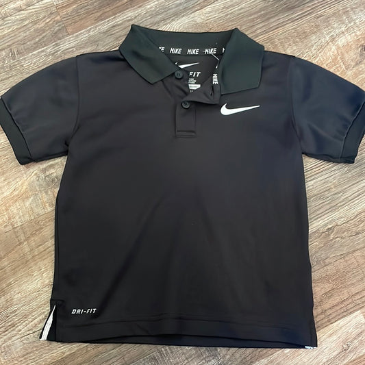 Nike Black Polo short sleeve shirt boys size XSmall