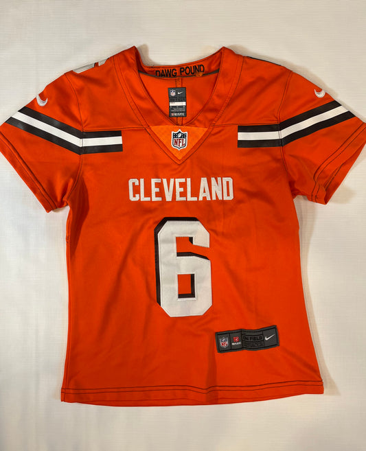 Nike- Cleveland Browns Jersey Baker Mayfield Women size Small NWOT