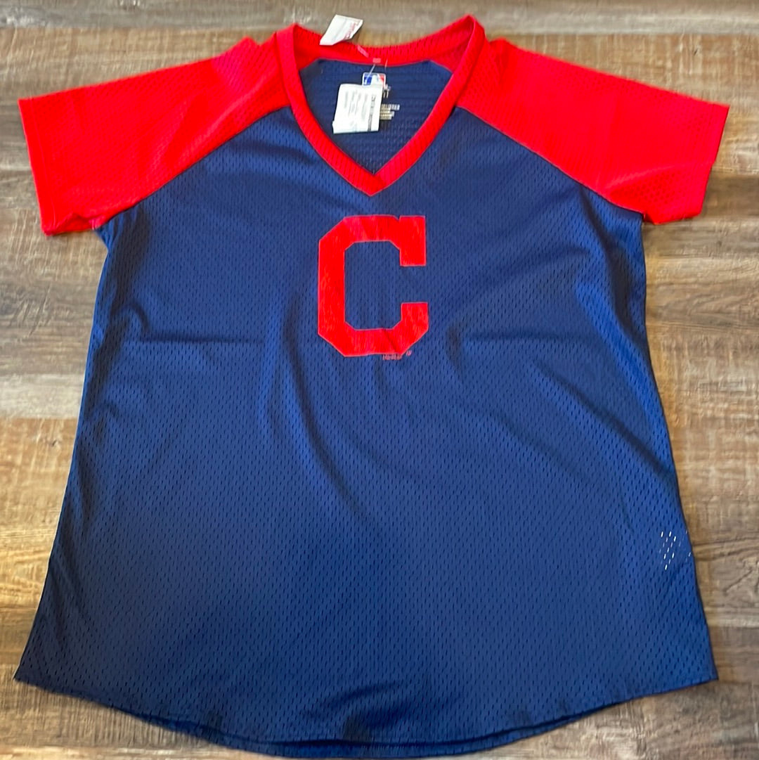 MLB Cleveland Guardians Womens Jersey size Large