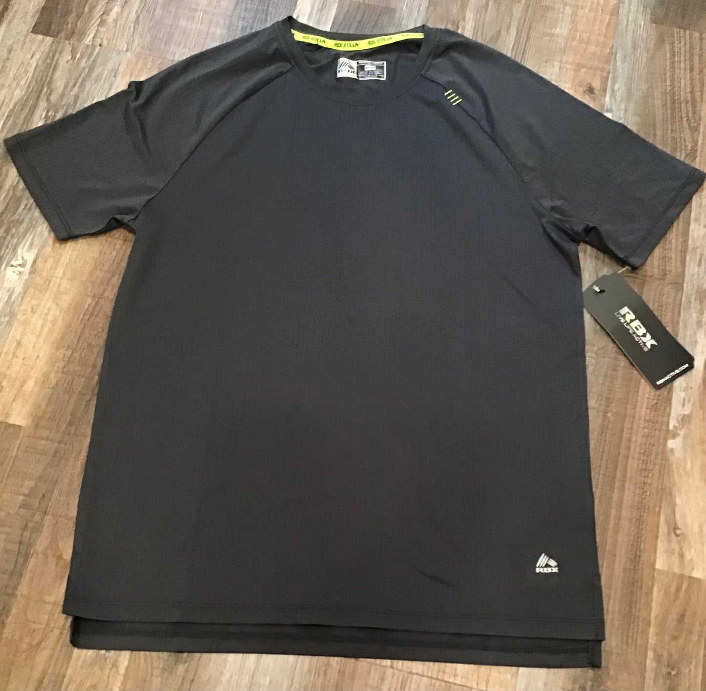 Reebok X-Train Performance Black Short Sleeve Shirt Mens size Medium NWT Retails $45