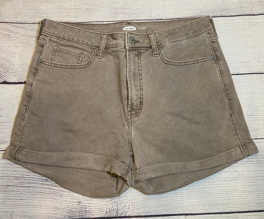 Old Navy O.G. Gray Jean Shorts High Rise Women size 12