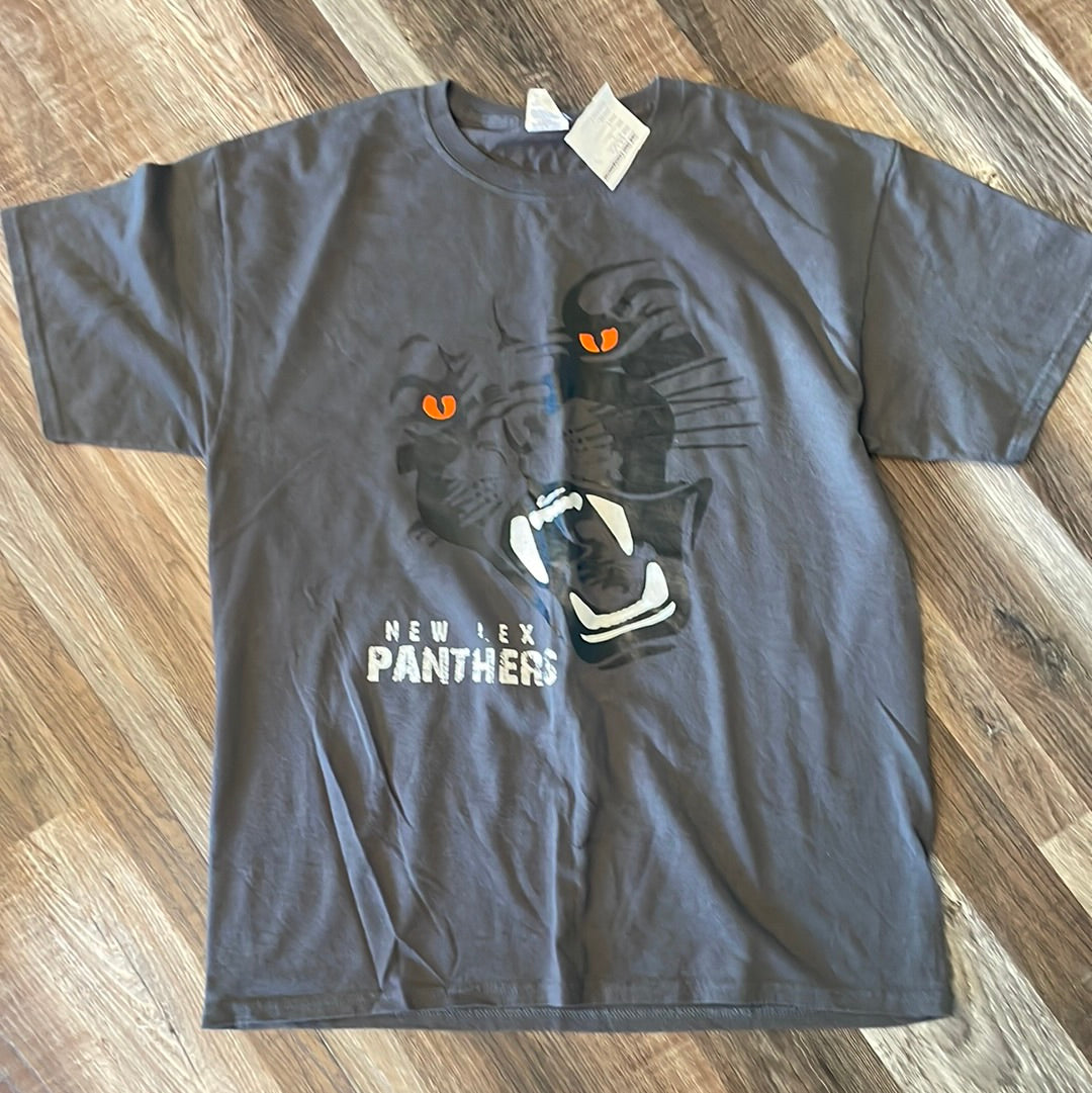 New Lex Panthers Dark grey TShirt adult size Large