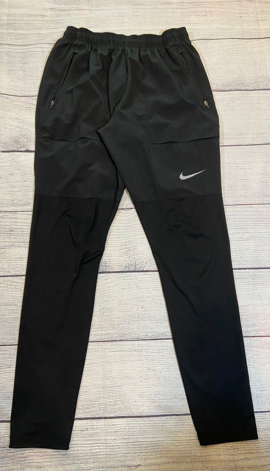 Nike Mens DriFit Black Tappered Fit Pants Size Medium