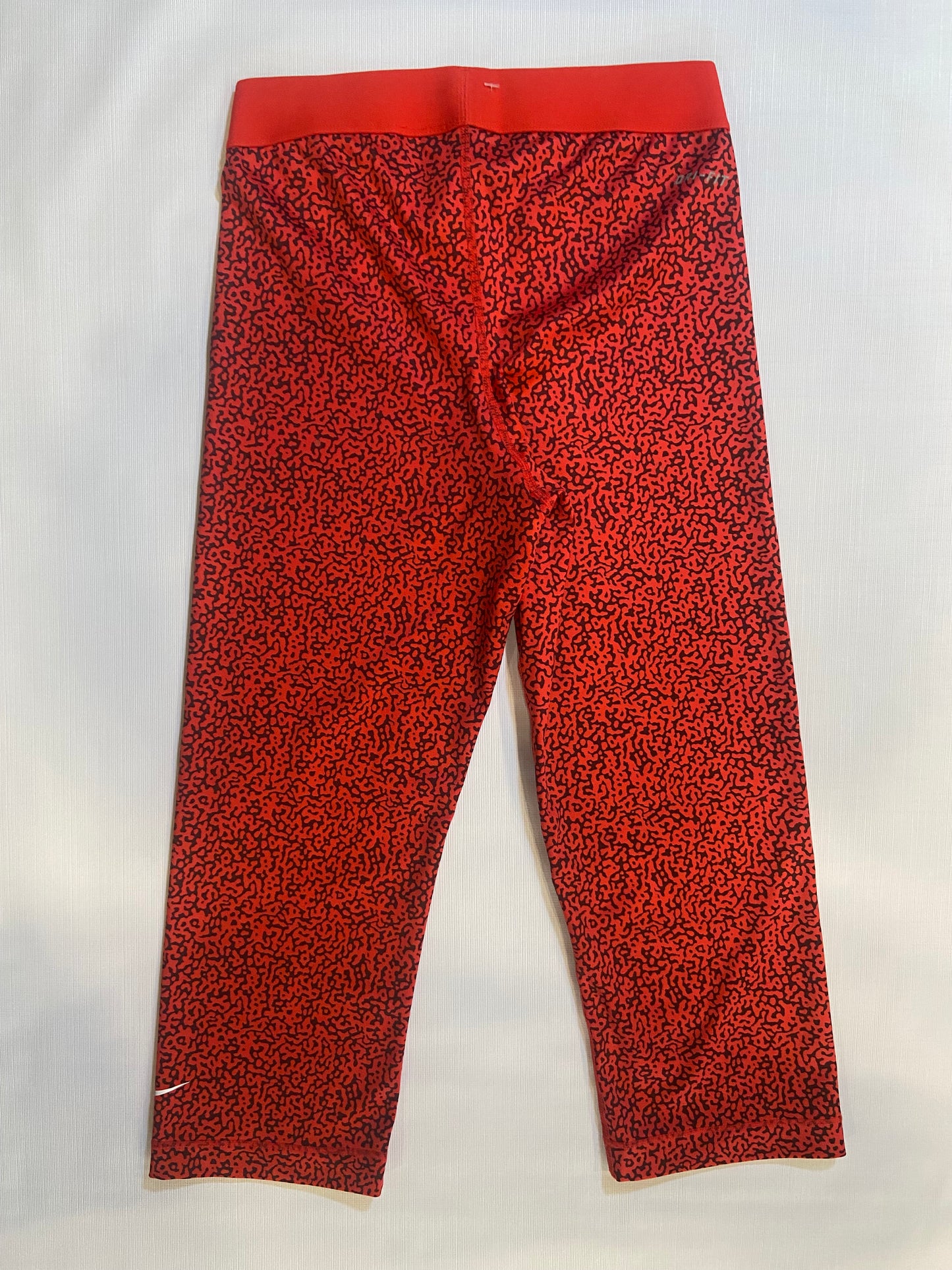 Lot of 2- Nike Women’s Athletic Capri’s Sizes Small (Red,Cheetah Print, NWT) (Black, NWOT)