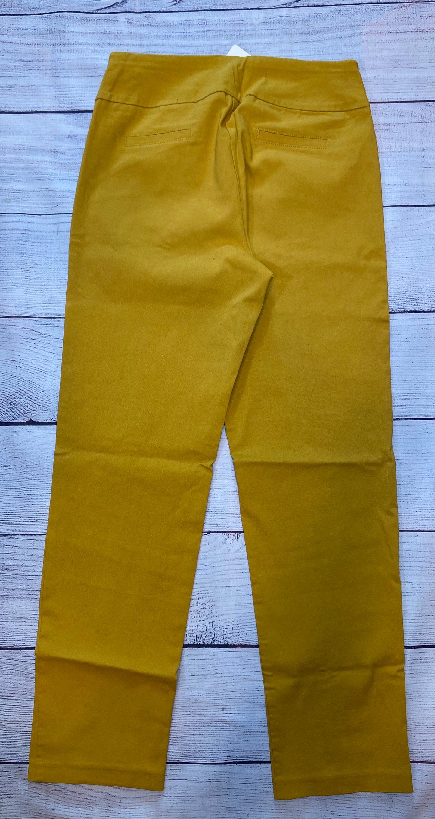 Zac and Rachel Womens Yellow Dress Pants NWT Size 12