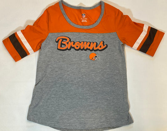 NFL Cleveland Browns Short Sleeve Shirt Youth Girls size Medium